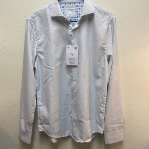 Denim & Flower Ricky Singh White Button Up Long Sleeve Shirt